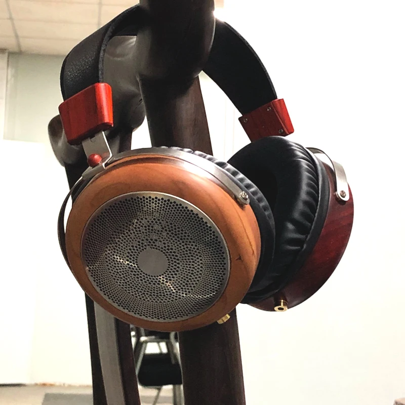 HiFi корпус наушников натуральный деревянный над ухом гарнитура Оболочка Чехол DIY 50 мм динамик блок наушников