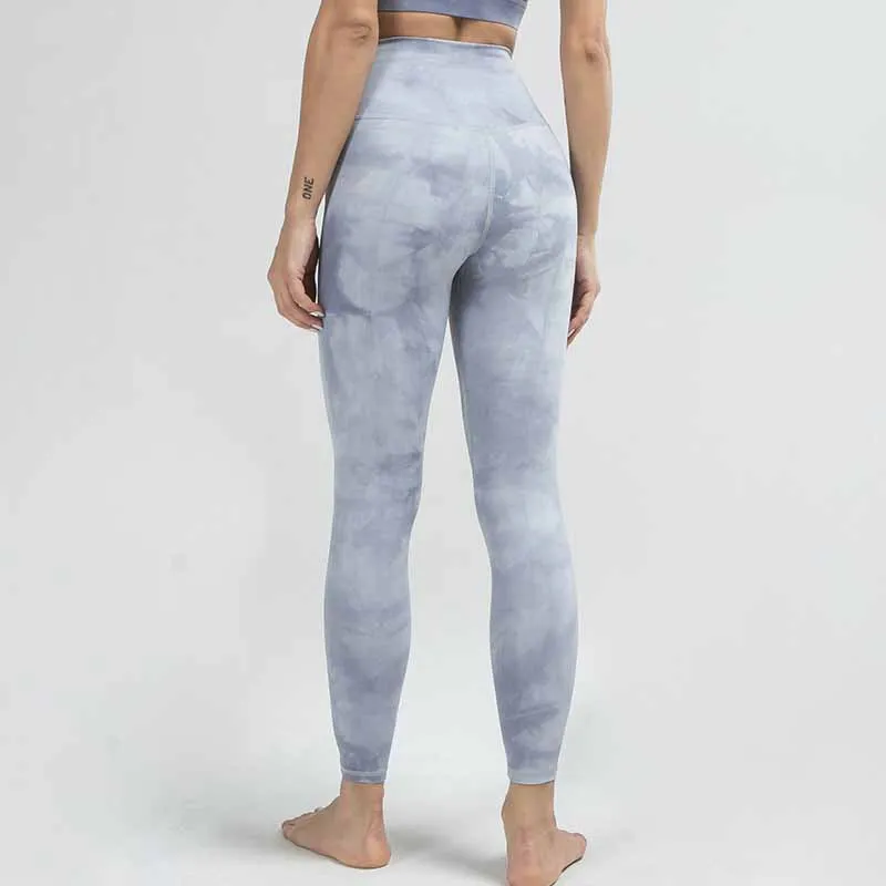 Леггинсы пуш-ап женские бесшовные с высокой талией для занятий спортом - купить