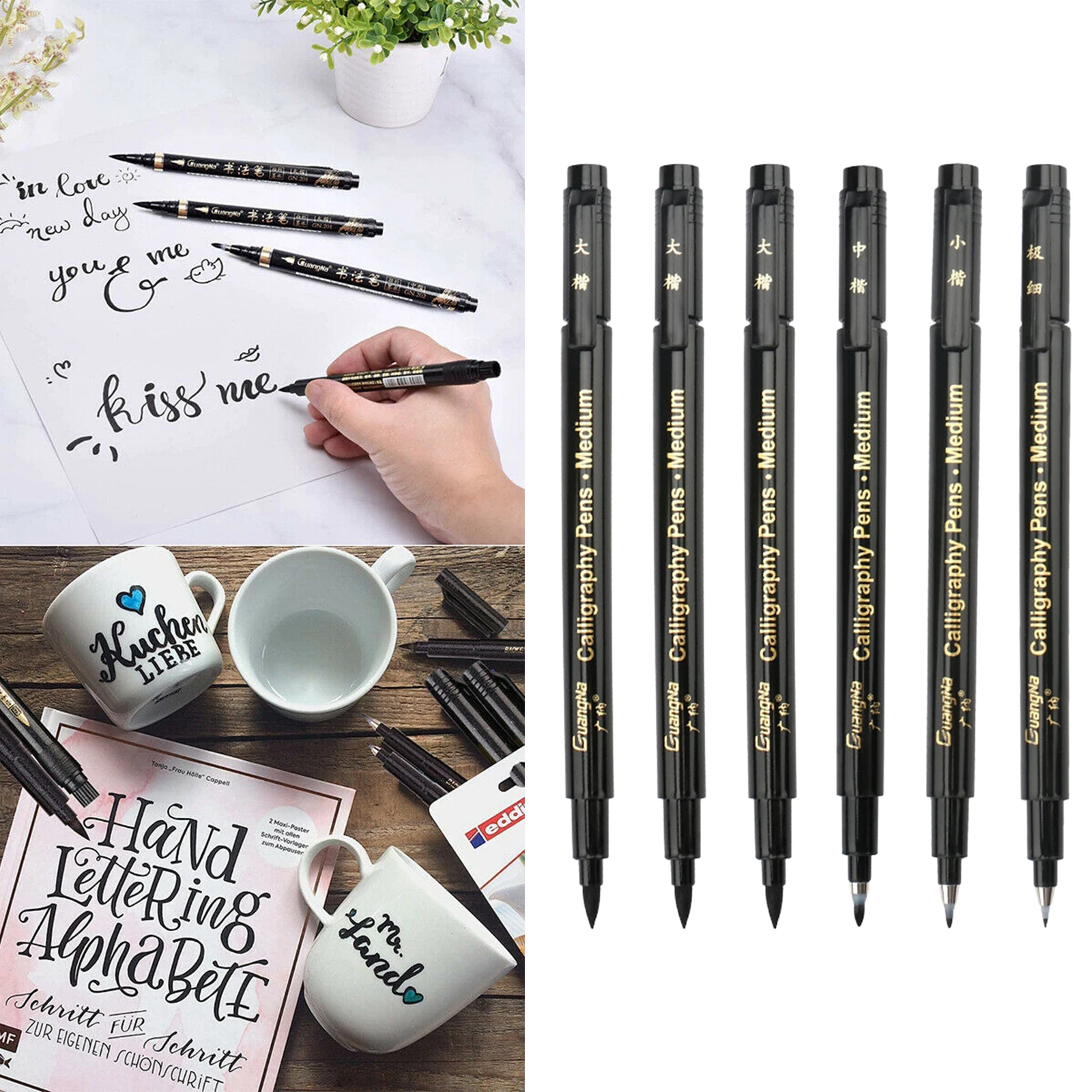 

Calligraphy Pen Painting Hand Lettering Pens Writing Brush Child Xmas Gift