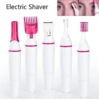 multifunction body nose bikini area facial hair removal painless electric eyebrow trimmer