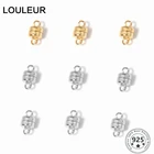Louleur 925 пробы серебро 5,5x10 мм магнитные застежки Фурнитура для бижутерии Цепочки и ожерелья Браслеты ручной работы подключен застежками сделай сам евр