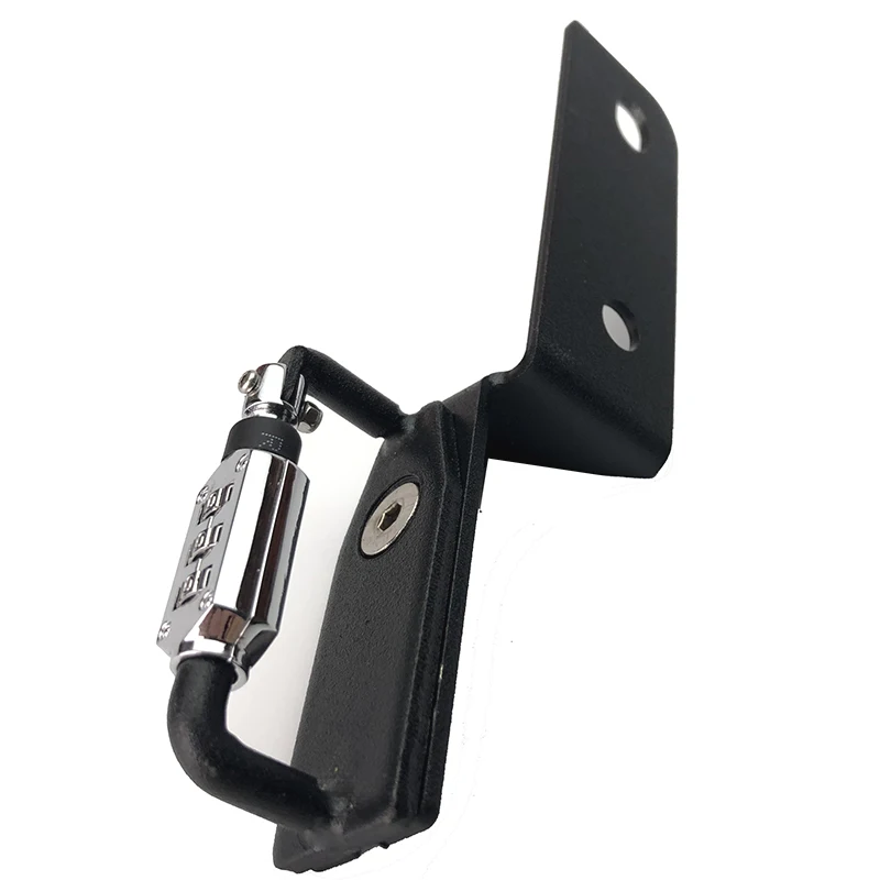 Замок для мотоциклетного шлема крючок крепления паролем черная боковая защита