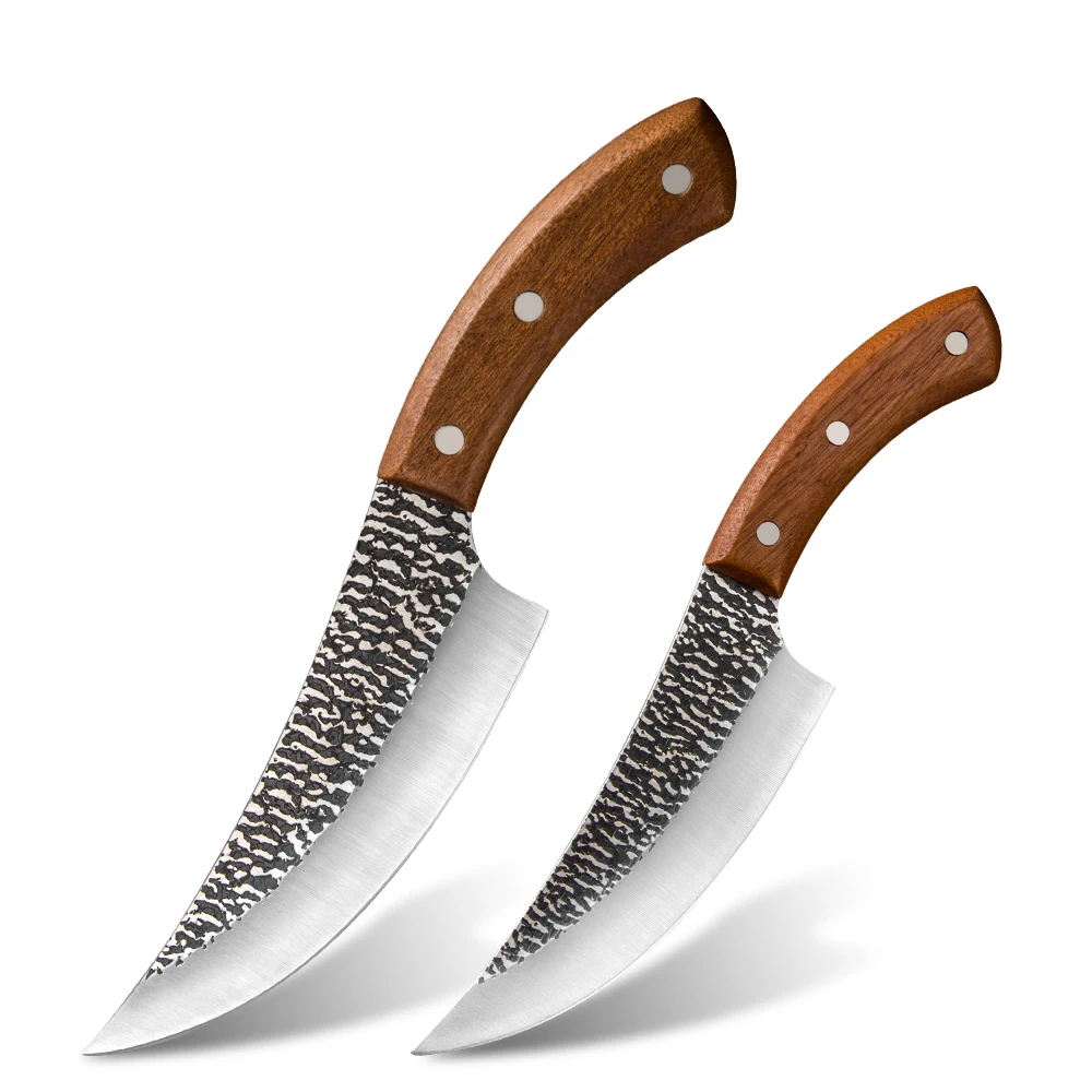 Нож шеф-повара XYj кованый нож с высокоуглеродистым острым лезвием 5/6/7 дюймов
