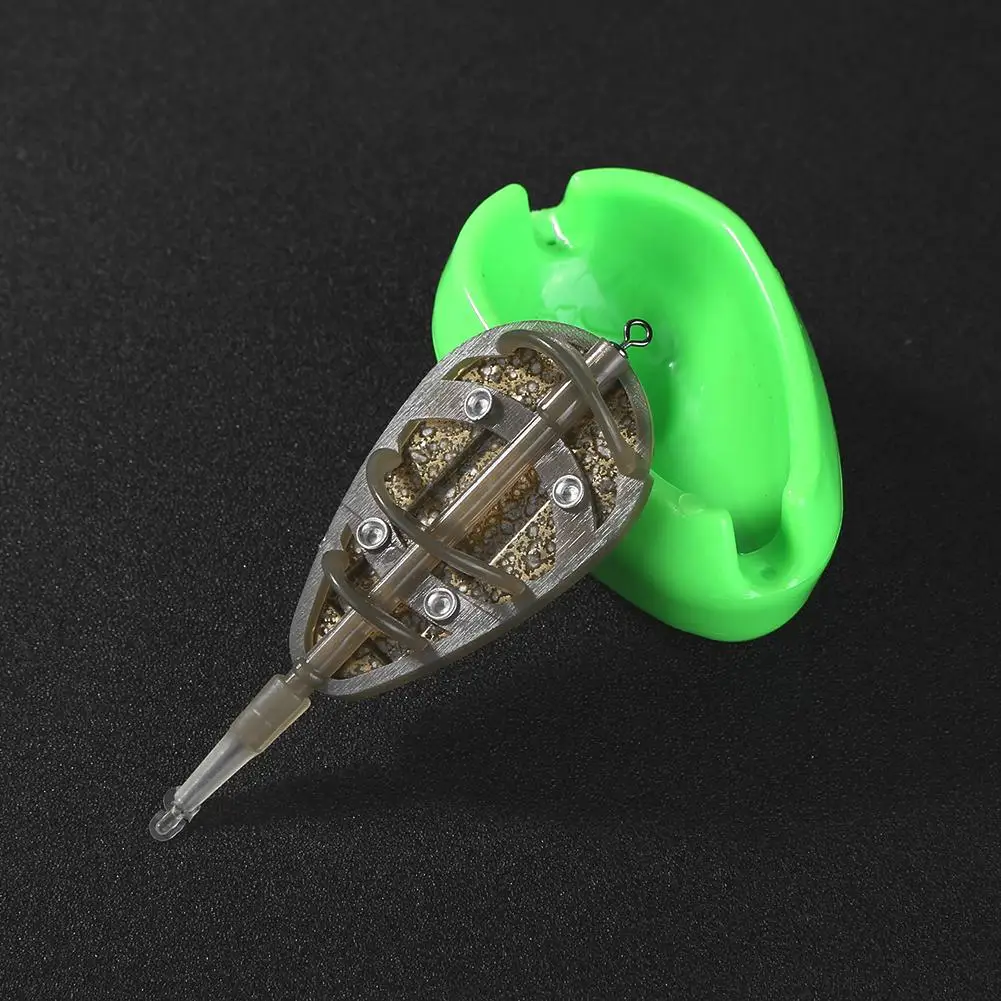 Портативный приманка встроенный метод для ловли карпа корзина Фидер набор формы