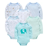 bebe fille newborn infant baby girls boys romper 3pcs 6pcs cartoon cover buttons outfits spring fashion toddler jumpsuits