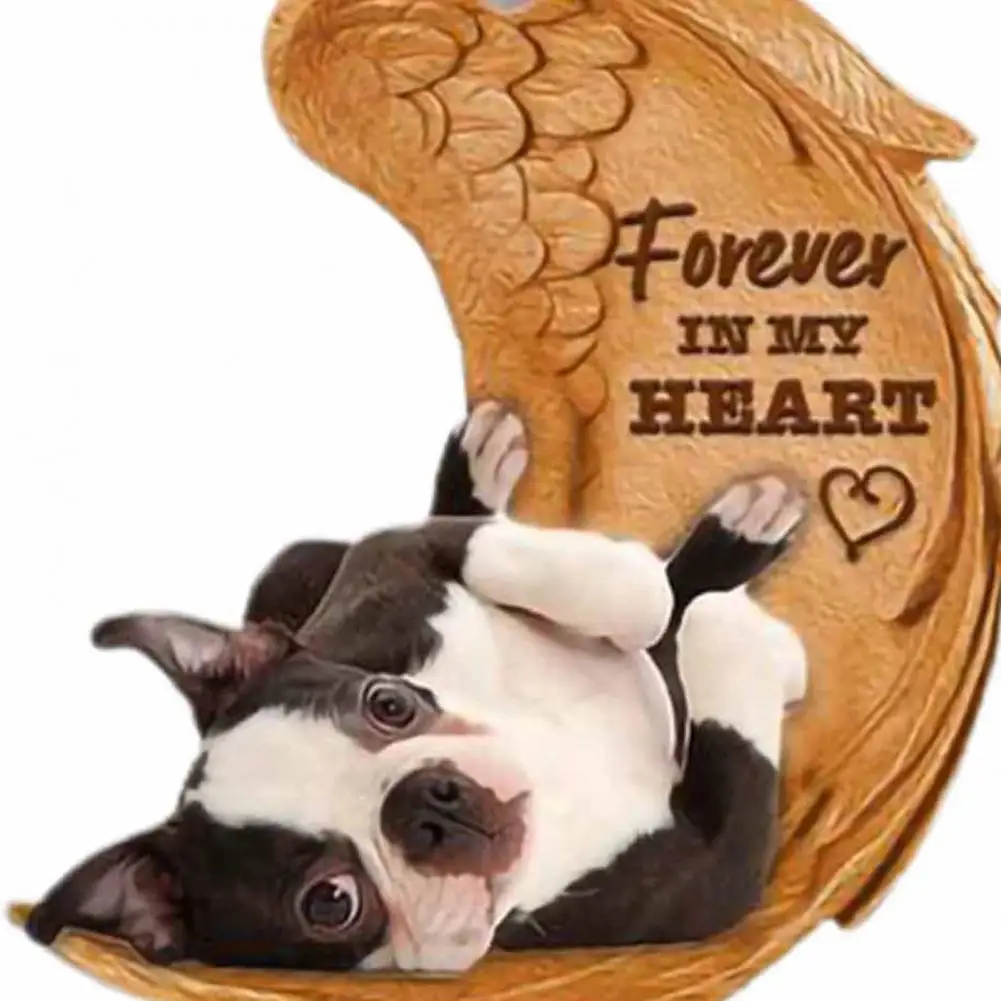 

Hanging Pendant Decorative Cute Acrylic Creative Dog Shape Hanging Widget for Daily Used