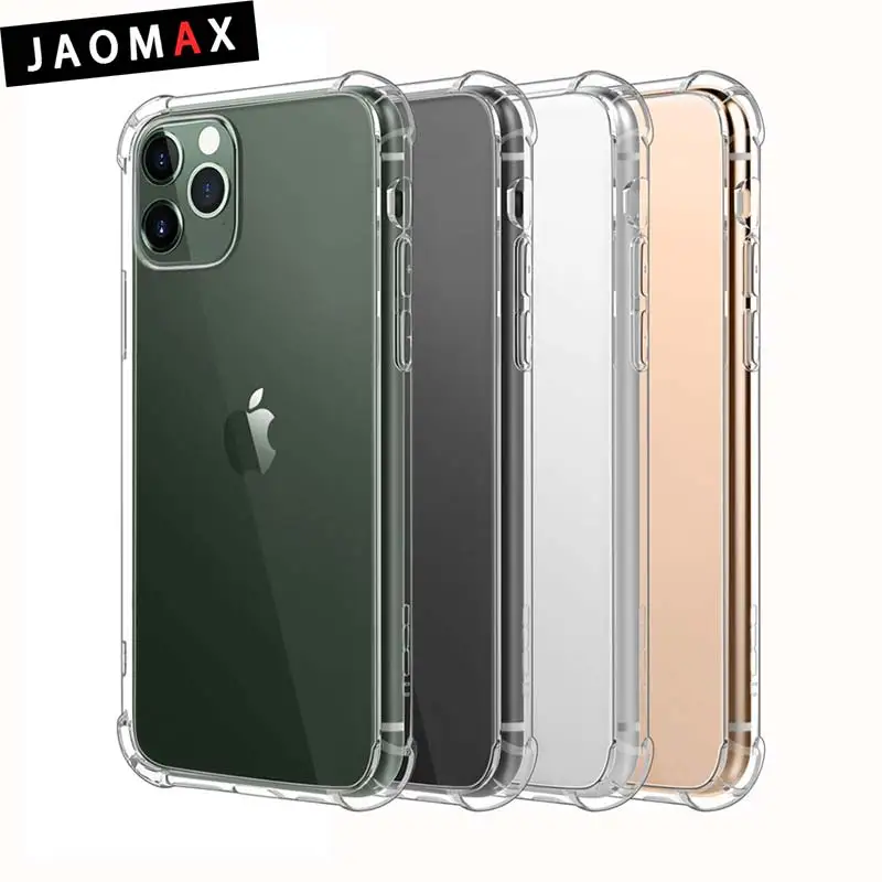 Jaomax противоударный Прозрачный Мягкий ТПУ силиконовый чехол для телефона iPhone 11 Pro
