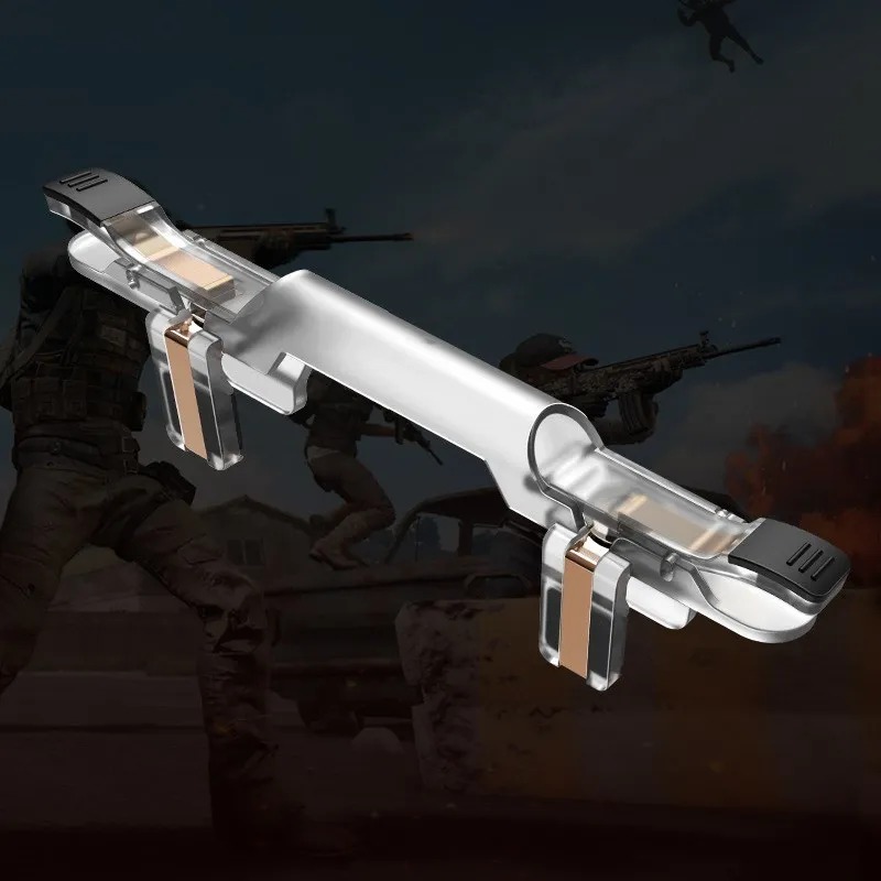 

Mobile Phone Gaming Accessories Fr PUBG Game Controller Gamepad Joystick Trigger Aim Shooting Fire Button for iPhone IOS Android