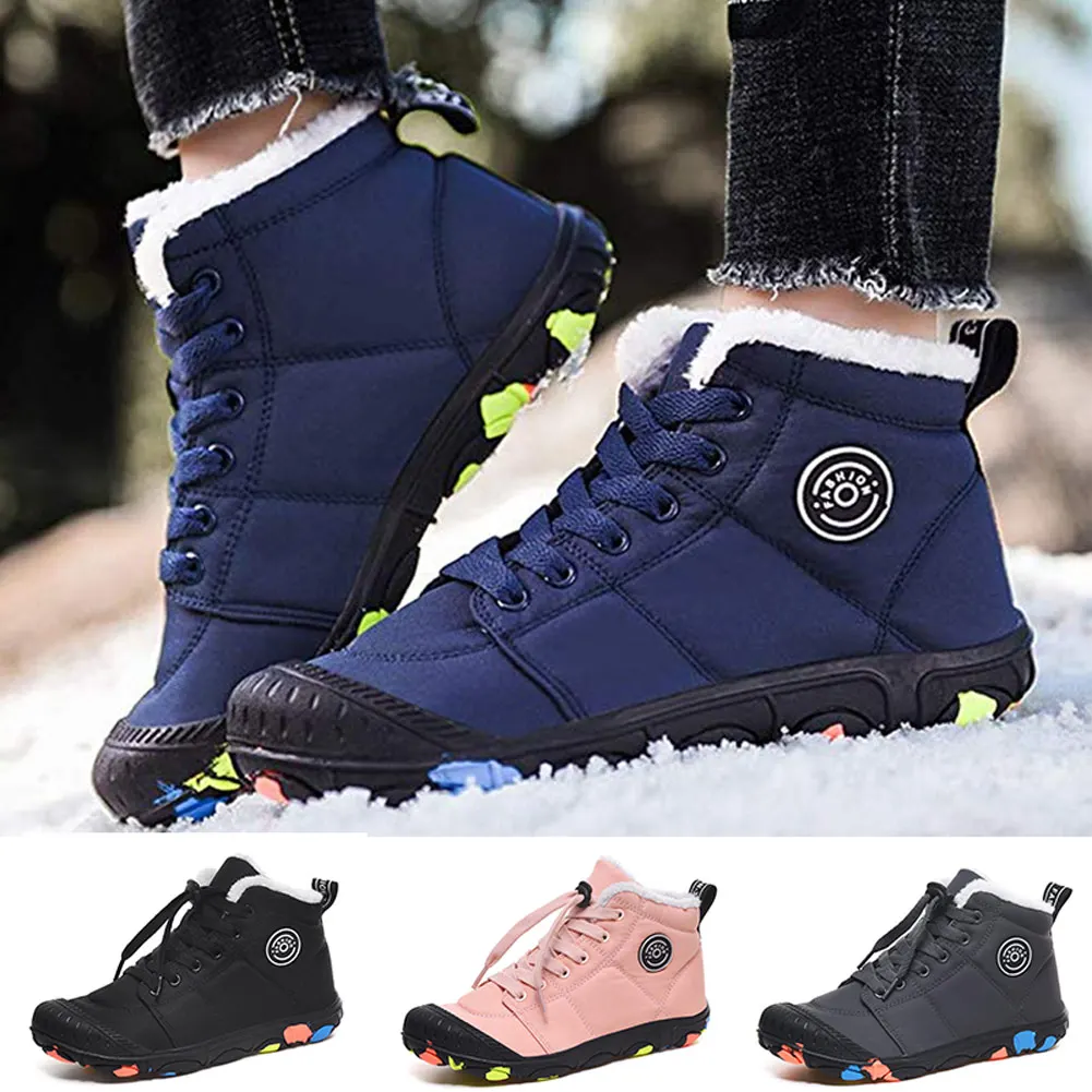 Прогулочная обувь для мальчиков и девочек Зимние ботинки Детская Треккинговая
