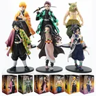 6 шт. забавные аниме демон Убийца Рисунок камадо Tanjirou Nezuko экшн модели игрушки Zenitsu фигурка Inosuke Kimetsu без Yaiba рисунок