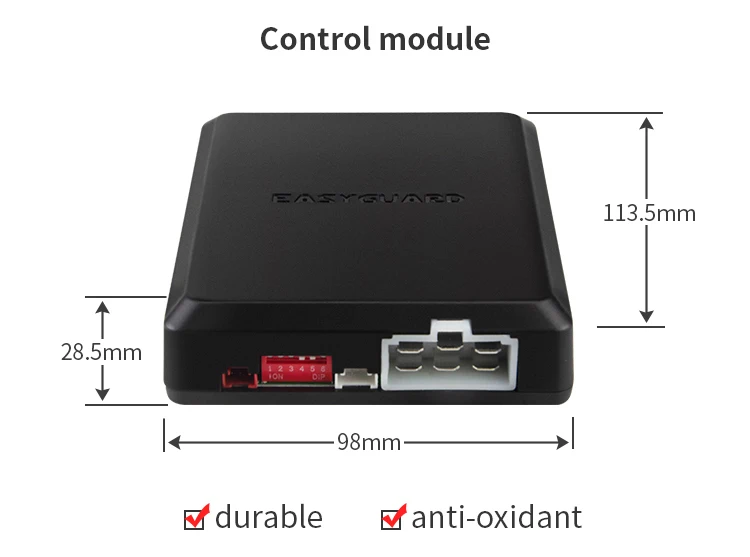 EASYGUARD PKE Автосигнализация прыгающий код Дистанционный старт стоп кнопка запуска сенсорный ввод пароля датчики удара для сигнализации DC12V