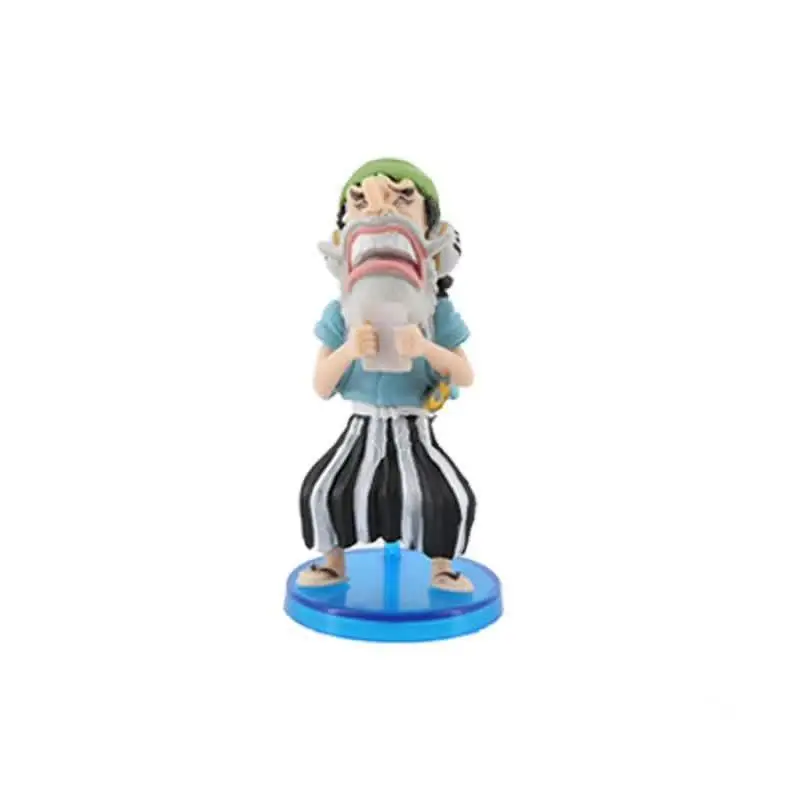 

Anime One Piece FRANKY Usopp Bepo Trafalgar Law PVC Action Figure Collectible Model Kids Toys Doll 6pcs/set