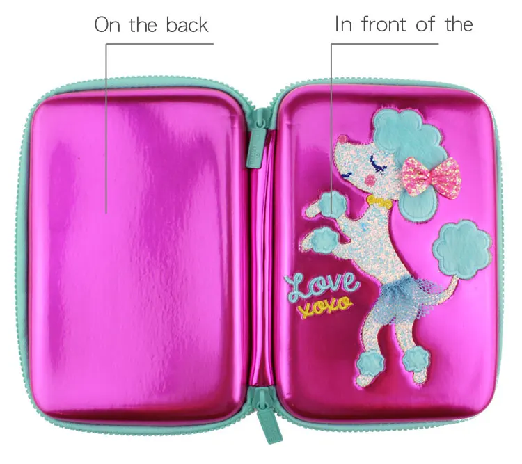 Коробки для ручек back to school toolkit пенал для мальчика большой пенал плюс Корейская версия Poodle kawaii ручка держатель канцелярские принадлежности пенал в школу концтовары пенал в клетку ПЕНАЛ пенал сетка