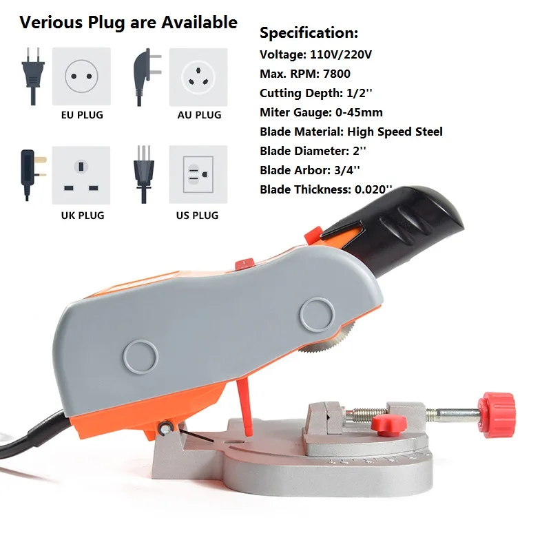 XCAN многофункциональная Настольная мини пила для резки металла дерева пластика с