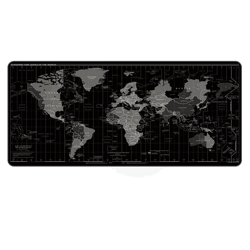 Старая карта мира большой игровой Мышь Pad Lockedge коврик клавиатура стол настольный