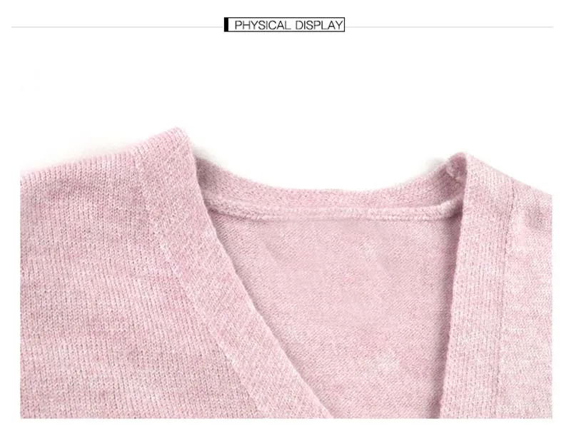 

Korean Style Knitted Women Sweaters Solid O-Neck Single-Breasted Streetwear Female Short Cardigan Outwear W622