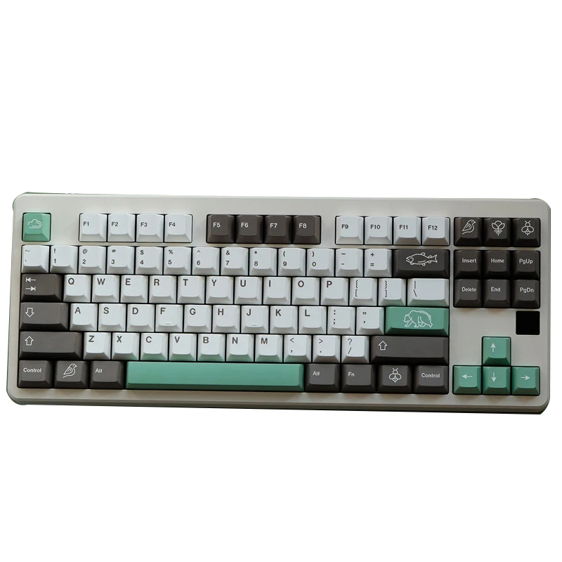 

Колпачки для клавиш GMK Ursa высотой вишни, сублимационный материал Pbt для 61/64/68/78/84/87/96/104/108/980 механических клавиатур