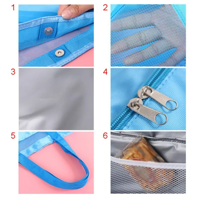 Портативная Сумка тоут с теплоизоляцией ручная сумка для обеда изолированная