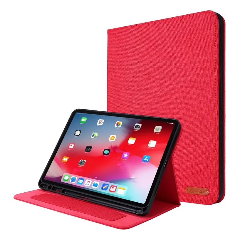 Чехол для iPad Pro 12 9 2020 Ультратонкий чехол из искусственной кожи умный мягкий со