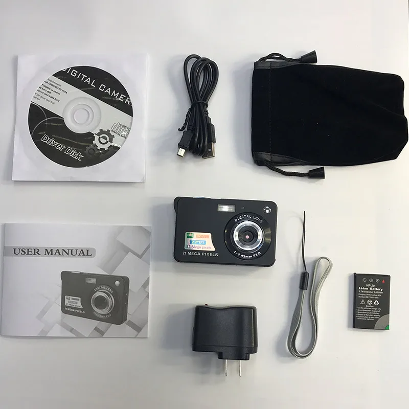 Ультратонкая HD цифровая камера 2 7 дюйма 21 МП Студенческая подарок на день