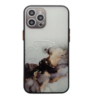 marble pattern mobile phone case for iphone 12 pro max xr x watercolor varnish gilt protective case cover soft shockproof fundas