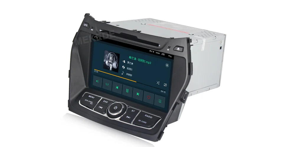 Новое поступление! Встроенный DSP android 9,0 автомобильный Радио gps навигационный плеер для hyundai IX45 Santa fe 2013 WiFi BT USB carplay
