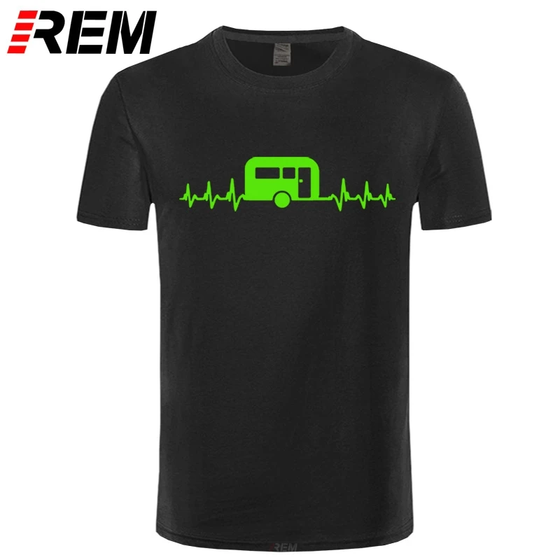 Футболка REM Its In My Heart Beat Caravanning футболка кемпингера С фургоном Бесплатная P & для