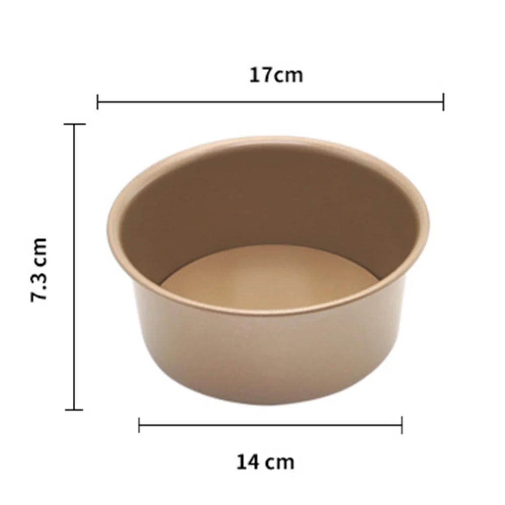 

1*Cake Mold High Carbon Steel Replacement Cake Mold Accessory Golden Baking Pans Dish Non-stick Tray