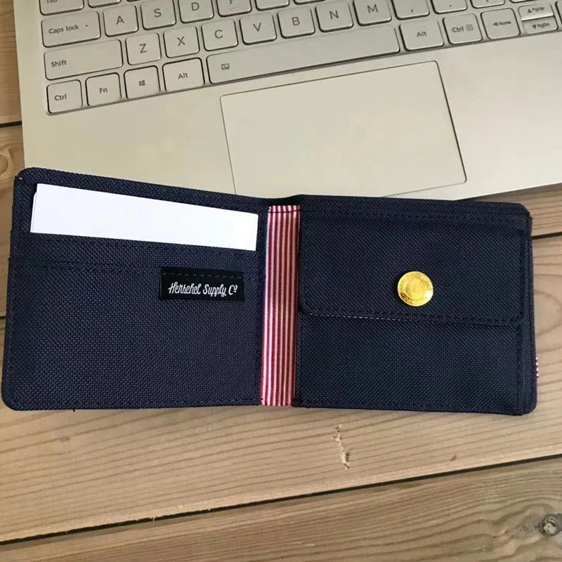 

Oxford Cloth Men's Wallet Business Card Holder Fashion Clutch Bag Casual Short Purse