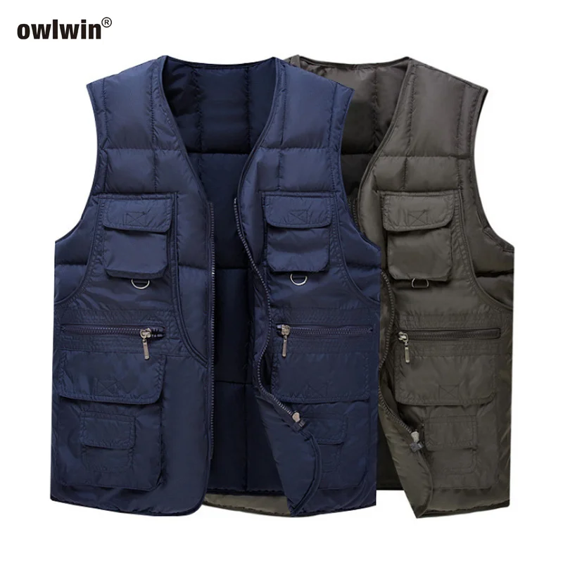 

2019 Fishing Jacket Quickly Outdoor Multi-pocket Vest Male Photography Fishing Vest Cotton Vest Camping Vest Fishing Vest