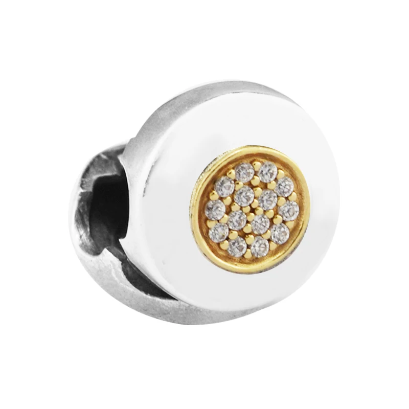 

Authentic 925 Sterling Silver Signature Clip Charm Beads Fits pandora Bracelet Charm DIY Women Gifts Beads for Jewelry Making