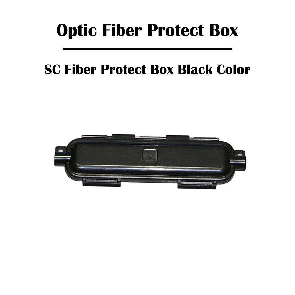 Защитная коробка из SC волокна черного/белого цвета 40 шт./лот без адаптера