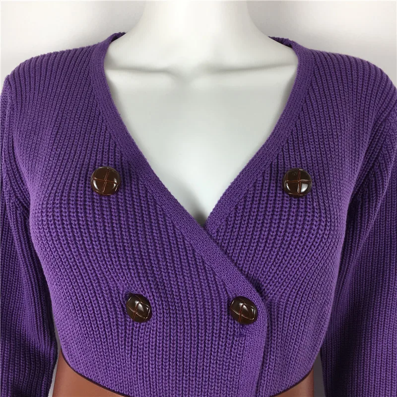 High Quality Bodycon Dress Fall Winter Fashion Women V-Neck Long Sleeve Knitting Cardigans Elasticity Sweater Dress Green