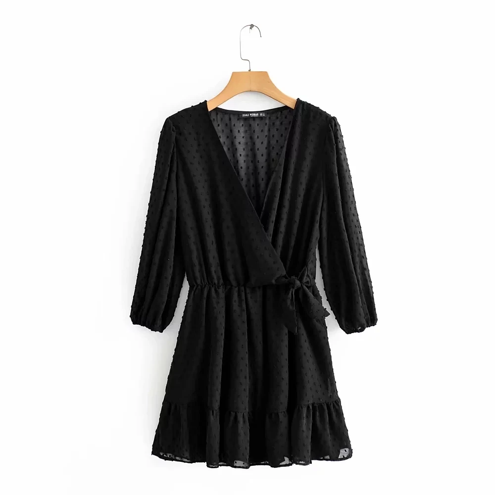 Женское Плиссированное Сетчатое платье элегантное винтажное миди с v образным