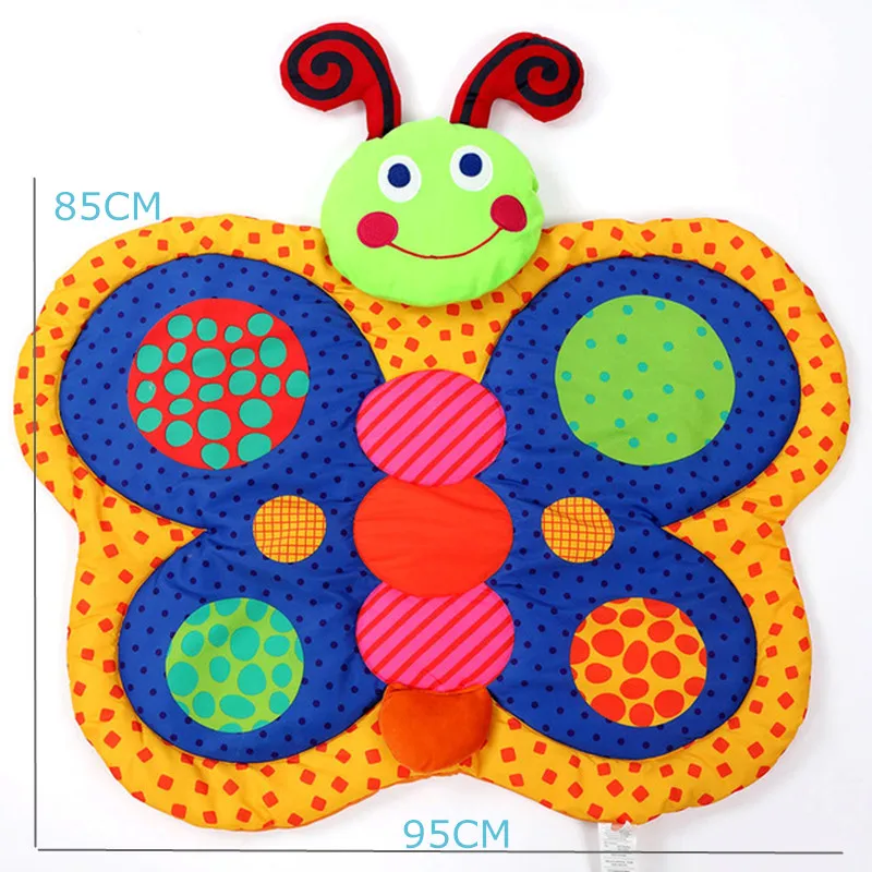 Игрушки для новорожденных мягкий коврик в форме бабочки игры спортзал