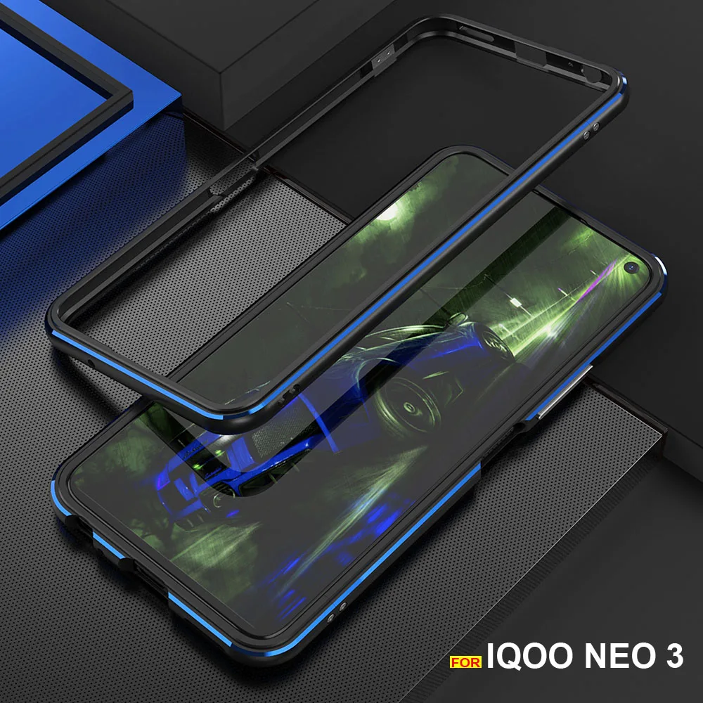ДЛЯ Vivo IQOO NEO 3 чехол Роскошный Глянцевый бампер из алюминиевого сплава s для vivo NEO3 5G