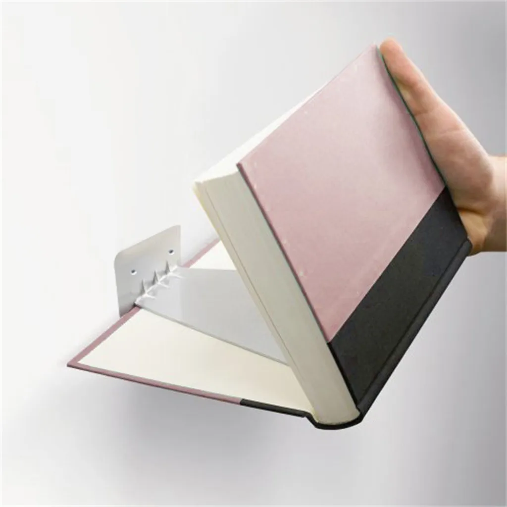 HKML плавающая металлическая книжная полка для хранения и отображения ваших