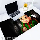 Популярный коврик для компьютерной мыши Hunter X Hunter из японского аниме, Противоскользящий коврик для компьютерной мыши с милым рисунком из натурального каучука для любителей искусства, домашний коврик для мыши