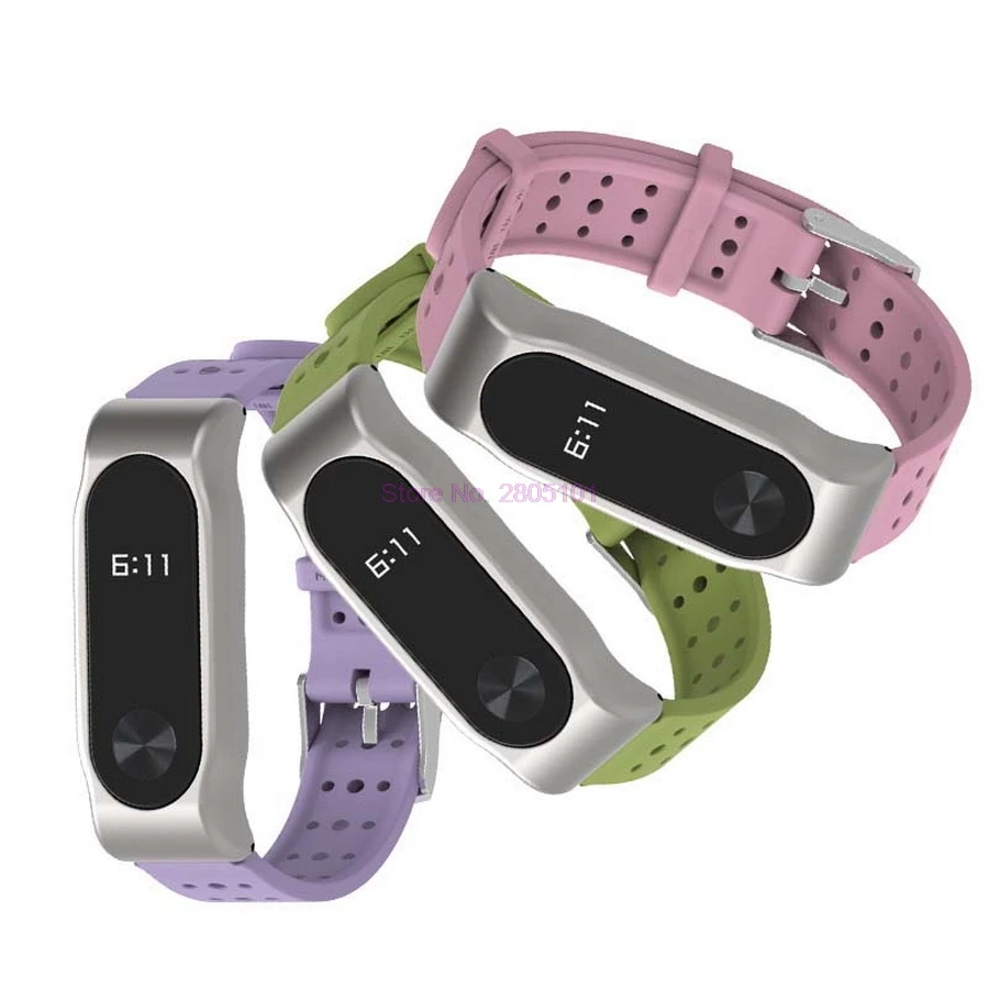 50 шт. для Xiaomi Mi Band 2 браслет на ремешке Miband спортивный Сменные аксессуары смарт