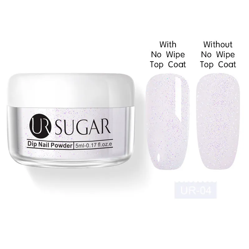 UR SUGAR 31 цветов погружающий порошок для ногтей Стразы для маникюра акриловый наконечник для ногтей строитель ногтей блеск не нужно лечение под УФ-лампой - Цвет: Черный