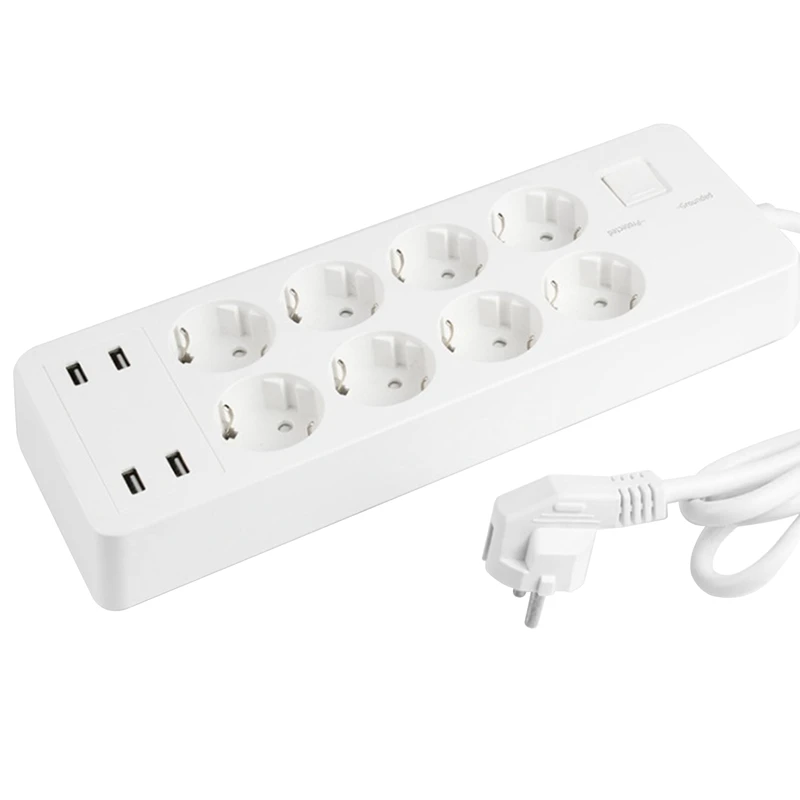 

Удлинитель USB с 8 розетками и 4 USB-портами