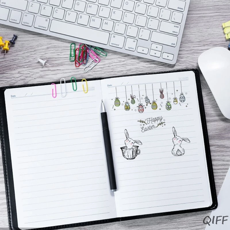 Кулон &quotПасха&quot яичный кролик силиконовая прозрачная печать альбом для