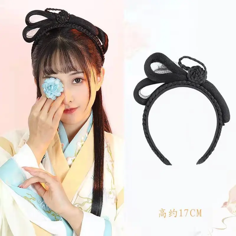 Женские парики Hanfu в традиционном китайском стиле головной убор для девушек