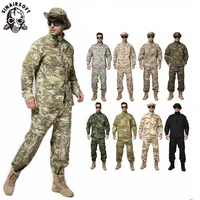 sinairsoft military tactical cargo pants camo uniform waterproof camouflage military bdu combat uniform us hunting clothing set