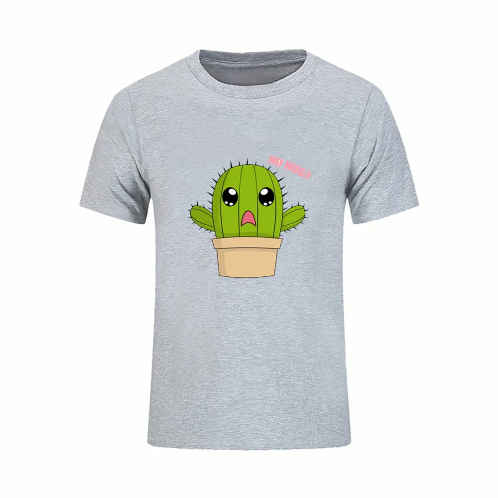 Укороченный топ с принтом кактуса не Hug брендовые футболки коротким рукавом 2020