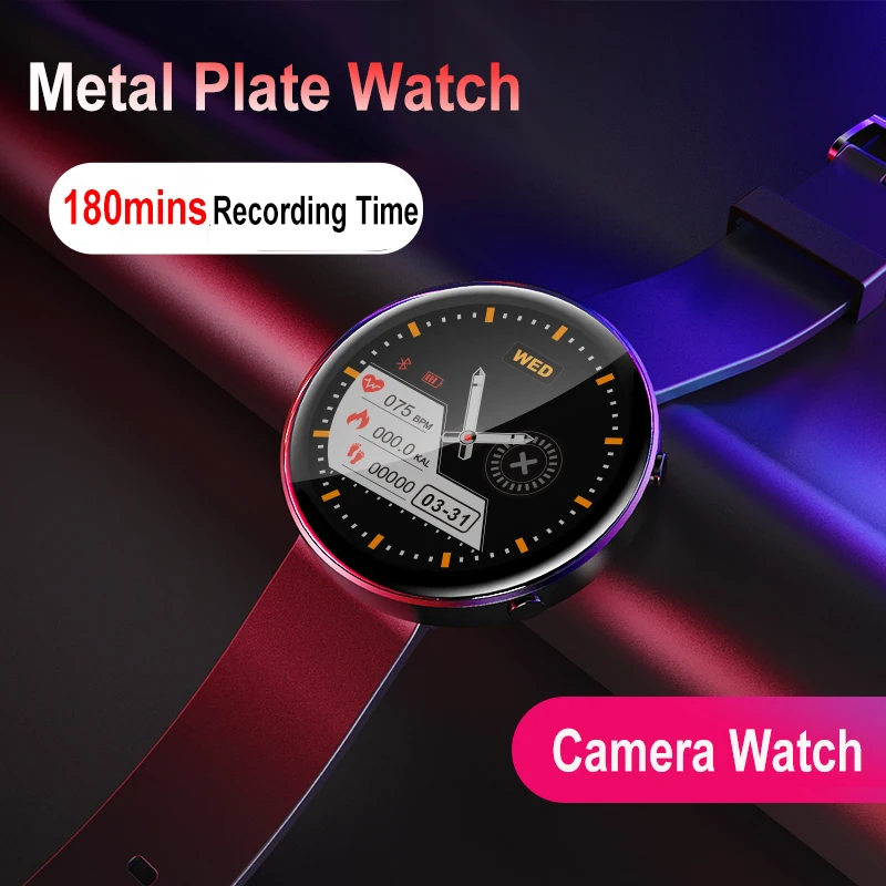 

Мини-камера 1080P HD для спорта на открытом воздухе камера Аудио Видео рекордер носимый DV DVR смарт-часы браслет видеокамера сердце трекер крови