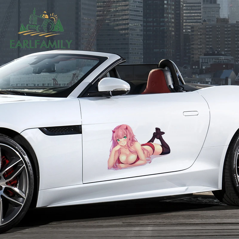 EARLFAMILY 43 см x 31 6 большие сексуальные автомобильные наклейки для любимого в Franxx