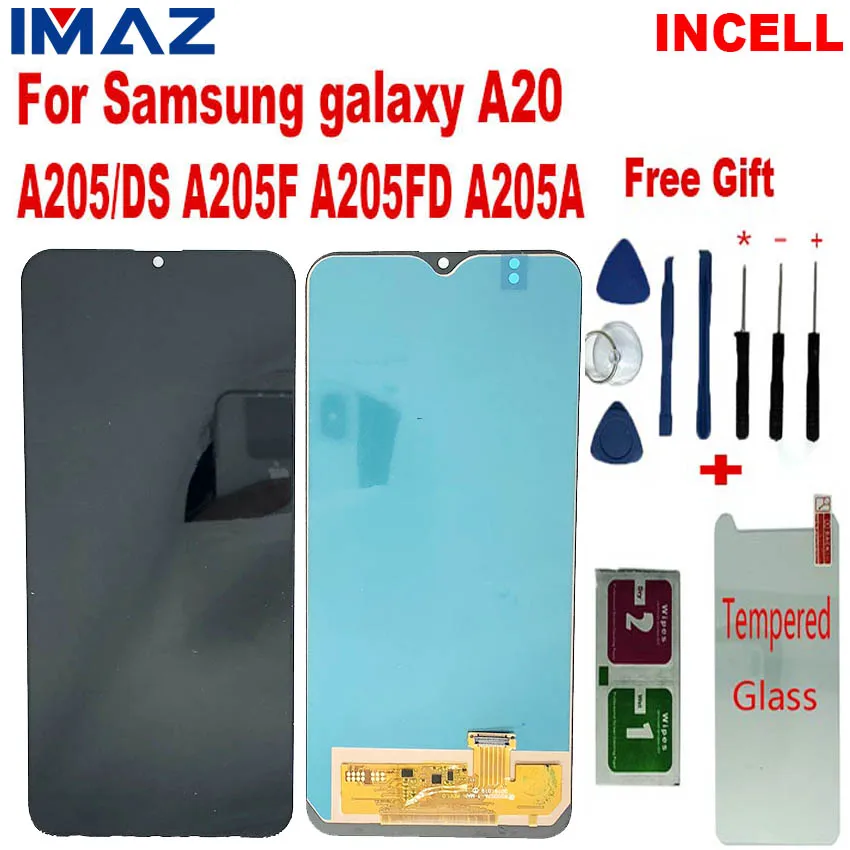 ЖК дисплей IMAZ INCELL 6 4 для Samsung Galaxy A205M A205 A205F A20 2019 с сенсорным экраном и дигитайзером