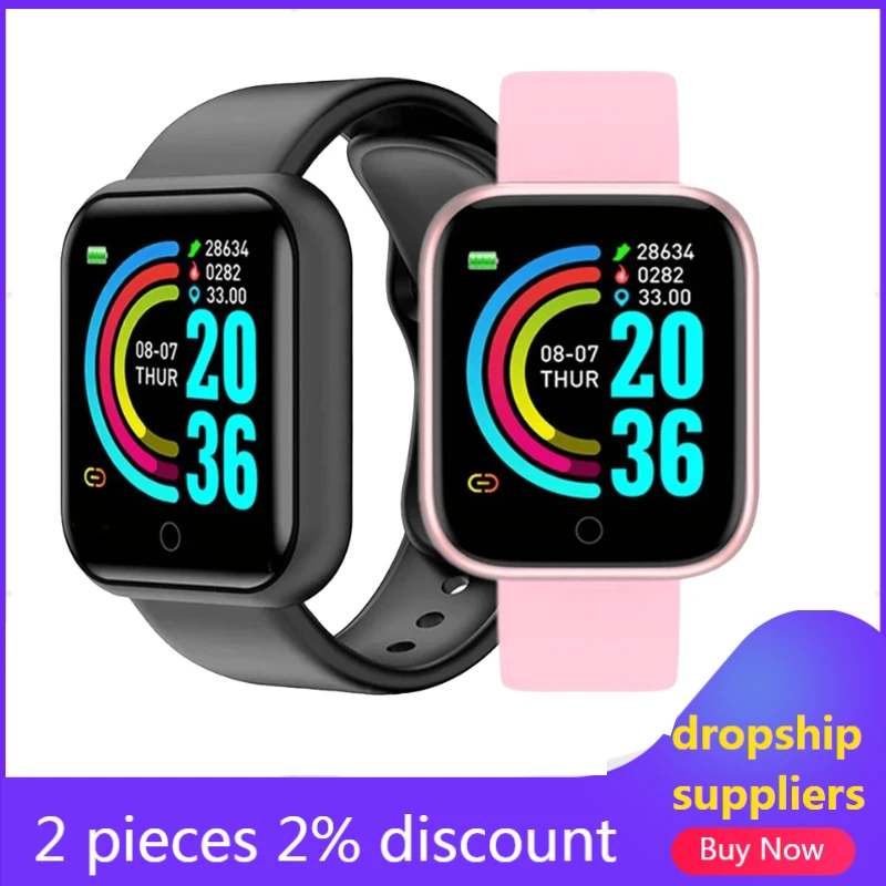 

Sport Watches For Apple Android Digital Wristwatch Health Monitoring Men Women Watch Hours Step Count Children Clock Reminder