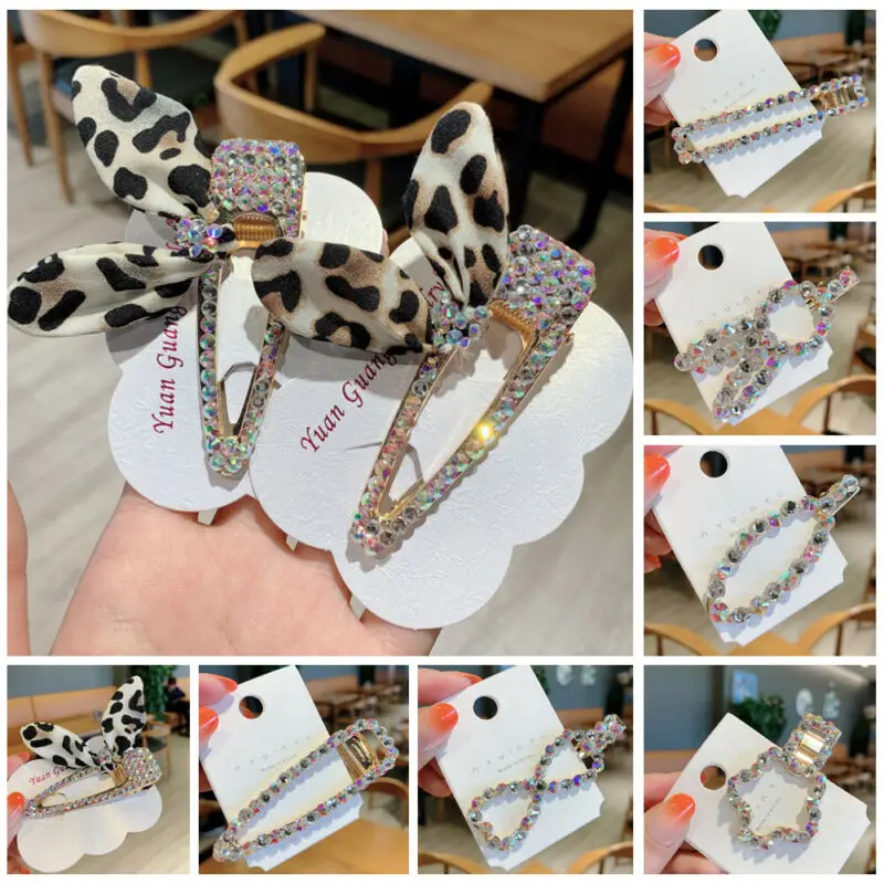 

Новинка, женская заколка-скользящая, модная женская заколка для волос со стразами, заколка для волос, детские подарки, новинка 2020